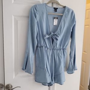 Soft Blue Romper